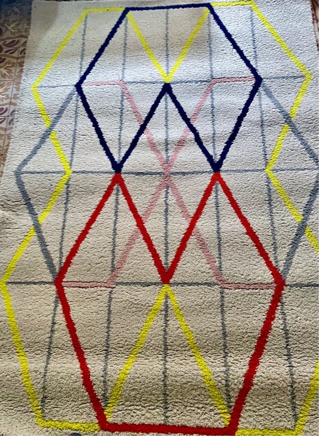 Alfombra IKEA PS 2014 geométrica 195x132cm