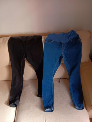 Pantalones premamá Skinny Talla 40