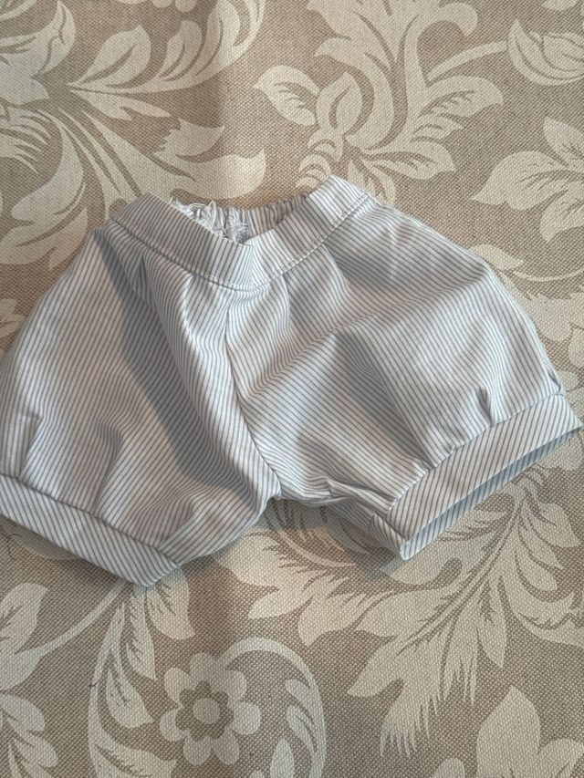 Conjunto Ropita Reborn Bebé Azul y Blanco