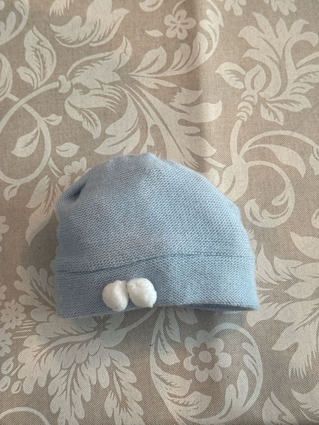 Conjunto Ropita Reborn Bebé Azul y Blanco