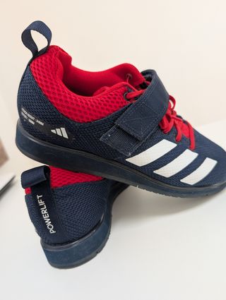 Zapatillas Adidas Powerlifting Azul/Rojo