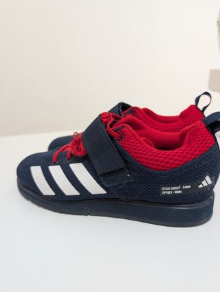 Zapatillas Adidas Powerlifting Azul/Rojo