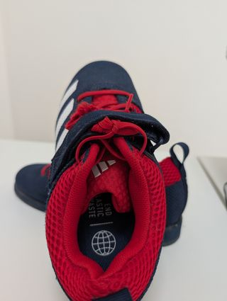 Zapatillas Adidas Powerlifting Azul/Rojo