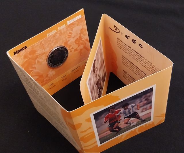 Medaglia per il 40° anniversario di Maradona Moneda (B 198.516)