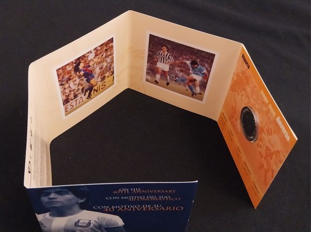 Medaglia per il 40° anniversario di Maradona Moneda (B 198.516)