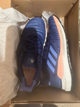 Zapatillas Adidas SolarGlide Mujer Azul/Rosa 