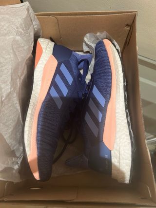 Zapatillas Adidas SolarGlide Mujer Azul/Rosa 