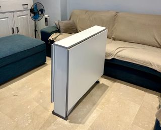 Mesa Comedor Abatible Blanca