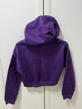 Felpa corta viola SHEIN taglia M