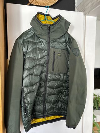 Chaqueta Blauer verde y amarilla Talla L