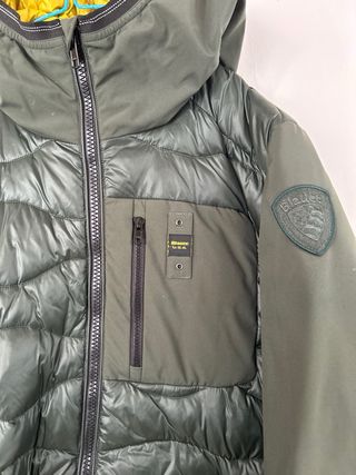 Chaqueta Blauer verde y amarilla Talla L