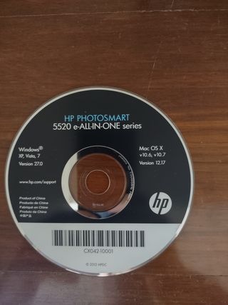 CD Installazione HP Photosmart 5520