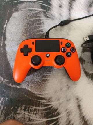 Mando PS4/PC Naranja Compatible