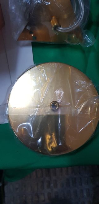 Par de Lámparas de Techo Cristal ámbar A ESTRENAR