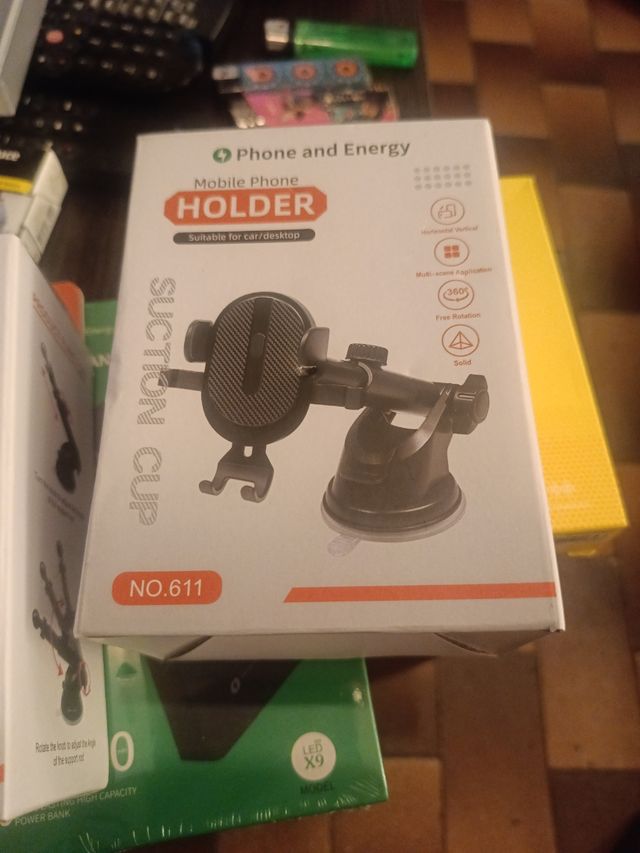 Supporto cellulare ventosa auto/desktop