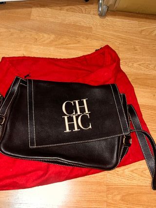 Bolso Piel CH Carolina Herrera marrón 