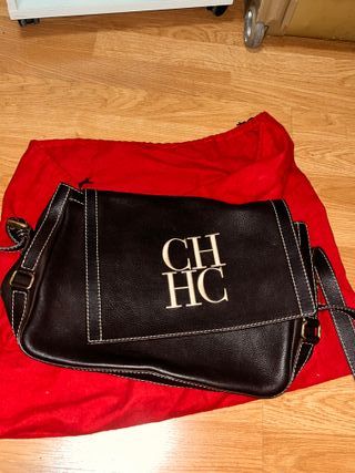 Bolso Piel CH Carolina Herrera marrón 