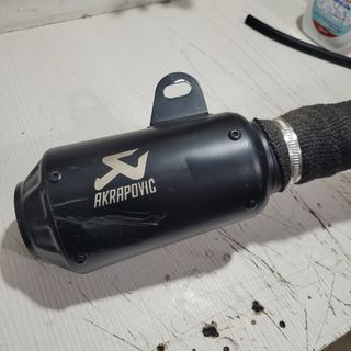 Linea de escape Yamaha SR 250 Proyecto Scrambler