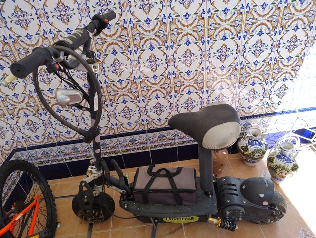 Patin/moto con batería estropeada