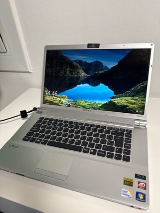 Sony Vaio Portátil Plata
