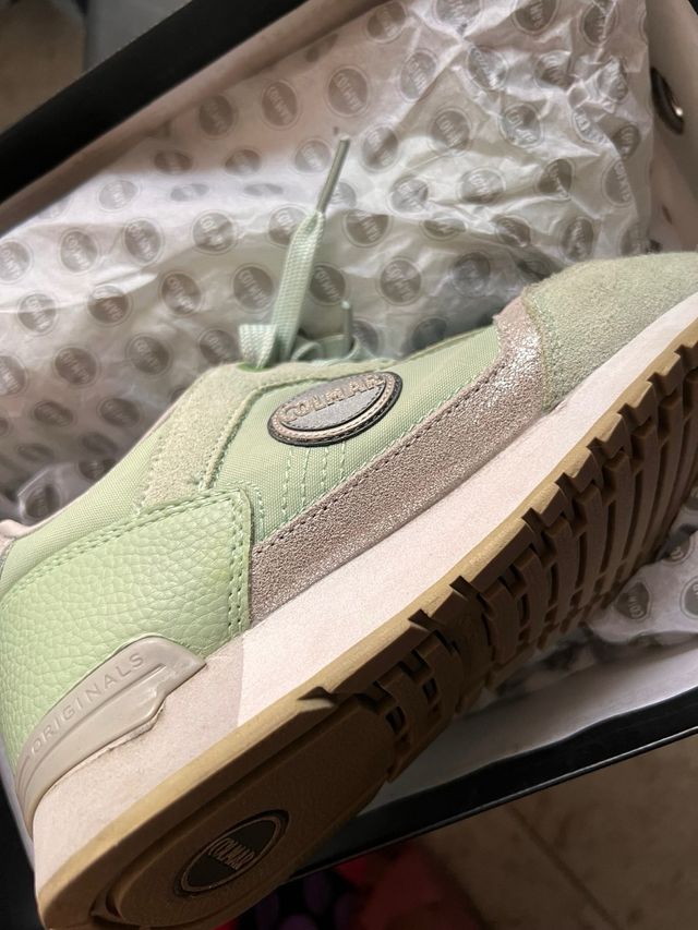 Scarpe Colmar donna verdi acqua