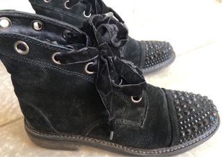 Botín Alma en Pena Tachas Negro Mujer