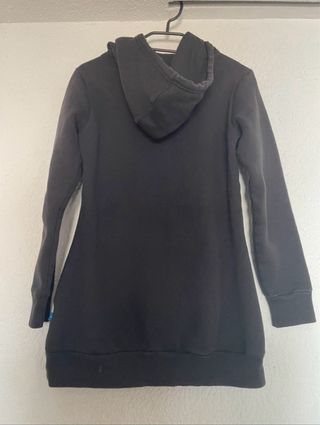 Sudadera Adidas Negra con Logo Rosa