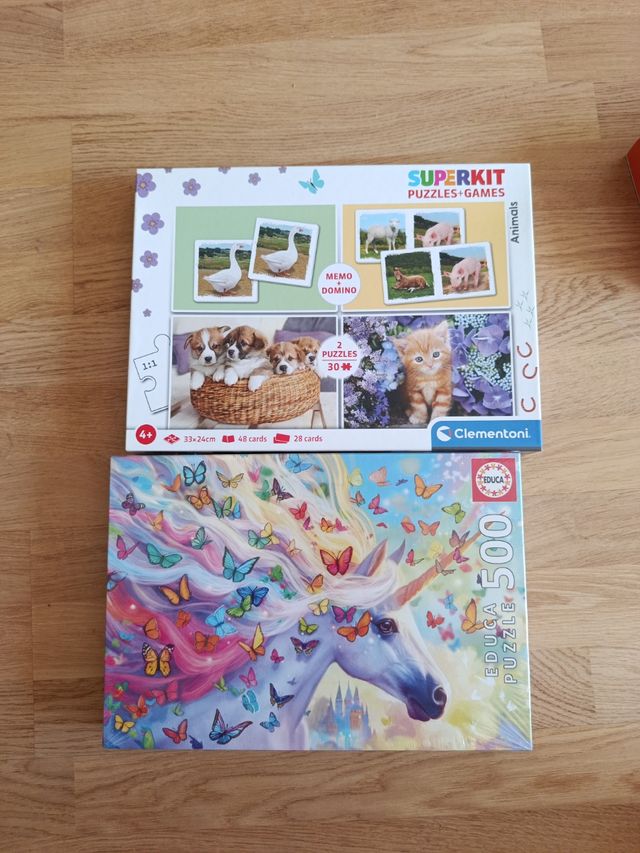 Pack Clementoni Puzzles y Juegos Animales