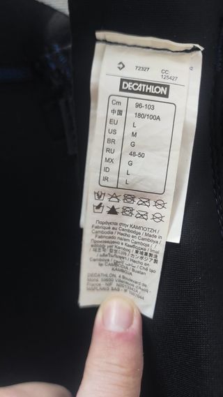 Traje Neopreno Olaian Decathlon L