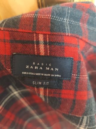 Camisa cuadros en buen estado
