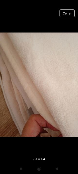 Manta de cama crema 160x240 cm El Corte Inglés