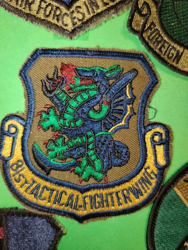 Patch Tuta Volo USAF 81st Tactical Fighter Wing