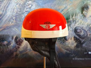 Casco Davida Classic Rojo y Blanco