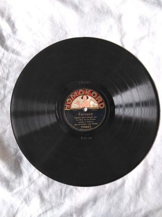 Disco de pizarra de flamenco 
