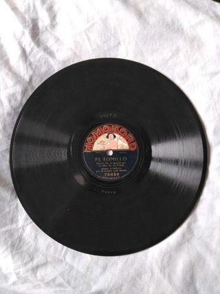 Disco de pizarra de flamenco 