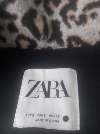 Cazadora Zara Animal Print Oversize