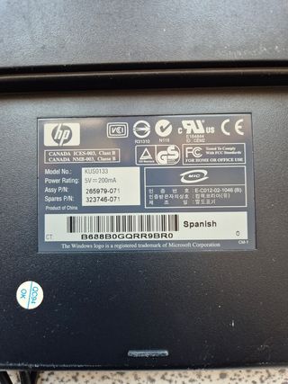 Teclado HP Smart Card Terminal