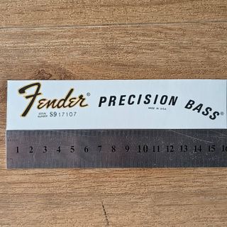 Decal Fender Precision Bass USA