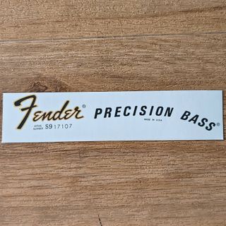 Decal Fender Precision Bass USA