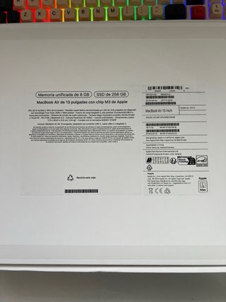 MacBook Air 13 M3 Gris Espacial