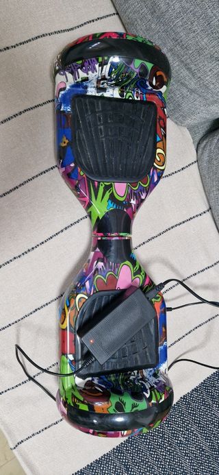 Funda y patinete Hoverboard Skate Flash con cargad