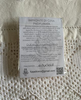 Tart Impronte di cera profumate - Girasole -