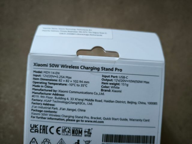 Xiaomi 50W Wireless Charging Stand Pro