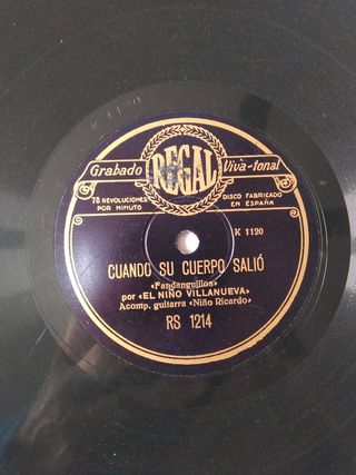 Disco Pizarra del Niño Villanueva 