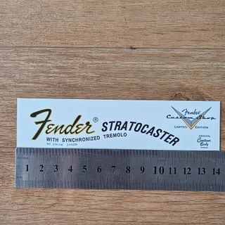 Decal Fender Stratocaster