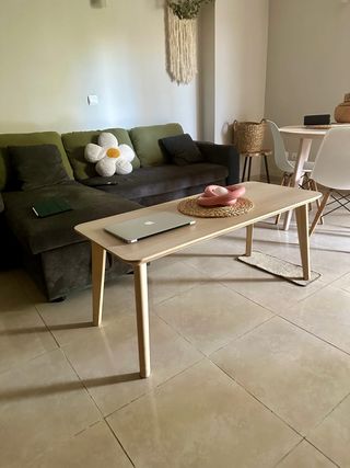 Mesa de centro madera clara Ikea