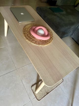 Mesa de centro madera clara Ikea