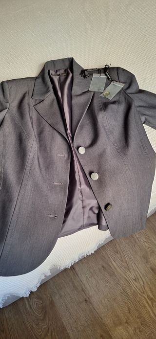 Traje de Chaqueta Punto Roma Gris