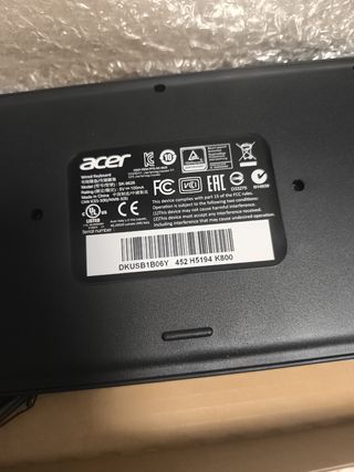 Teclado y Ratón Acer con Cable