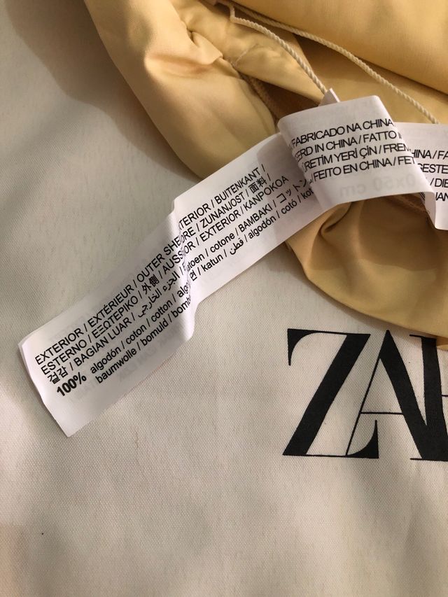 Fundas Cojín Bordadas Zara Home Amarillas